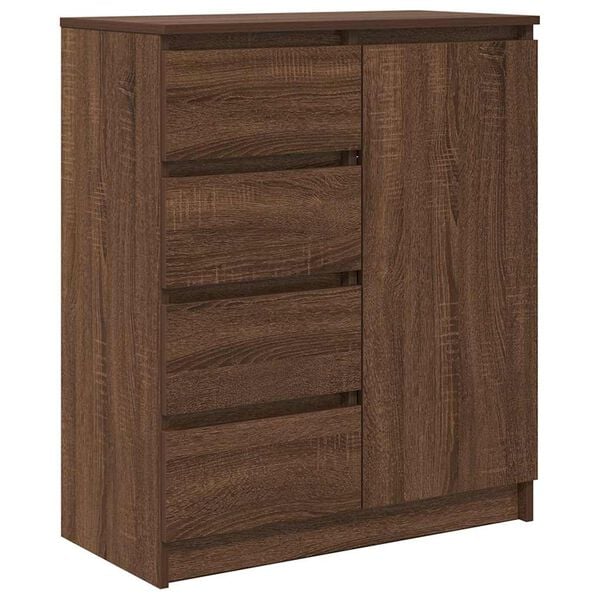 vidaXL Sideboard mit Schubladen Braun Eichen-Optik 71x35x84 cm