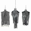vidaXL H&auml;ngender Halloween Geist 3 stk. Schwarz 66 x 110 cm Polyester