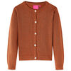 vidaXL Kinder-Strickjacke Cognac 104