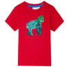 vidaXL Kinder-T-Shirt Rot 140