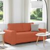vidaXL Zweisitzer-Sofa Rot Orange 180x77x82 cm Cordstoff