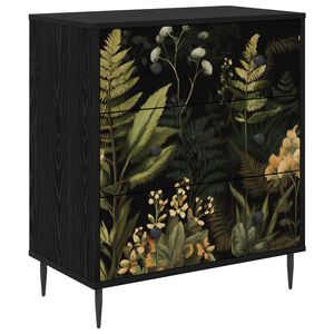 vidaXL Kommode RHENEN Dschungelmotiv 66 x 36,5 x 76 cm Holzwerkstoff