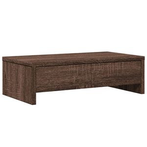 vidaXL Monitorst&auml;nder mit Schubladen Braun Eichen-Optik 50x27x15 cm