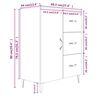 vidaXL Sideboard Wei&szlig; 69,5x34x90 cm Holzwerkstoff