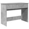 vidaXL Schminktisch mit Spiegel Betongrau 100x45x76 cm