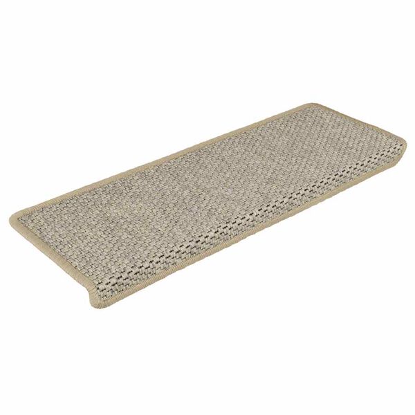 vidaXL Stufenmatten Selbstklebend Sisal-Optik 30 Stk. 65x21x4cm Gr&uuml;n