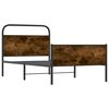 vidaXL Bettgestell ohne Matratze 90x190 cm Sonoma-Eiche Holzwerkstoff