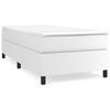 vidaXL Boxspringbettgestell Wei&szlig; 90x200 cm Kunstleder