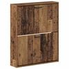 vidaXL Wandmontierter Schuhschrank HAARLEM 71 x 17 x 86 cm Altholz