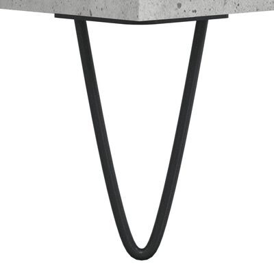 vidaXL Plattenschrank Betongrau 85x38x48 cm Holzwerkstoff