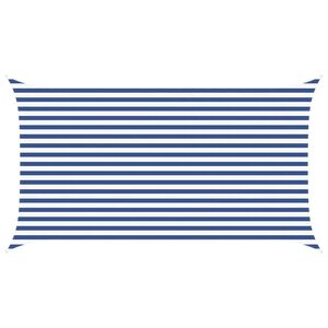 vidaXL Sonnensegel Blau und Wei&szlig; 4,5 x 2,5 m 100 % Polyester Oxford
