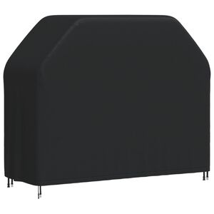 vidaXL Grillabdeckung 140x58x106 cm Schwarz 420D Oxford