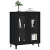 vidaXL Sideboard Schwarz 69,5x34x90 cm Holzwerkstoff
