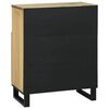 vidaXL Sideboard Braun 60 x 33 x 75 cm massives Mangoholz
