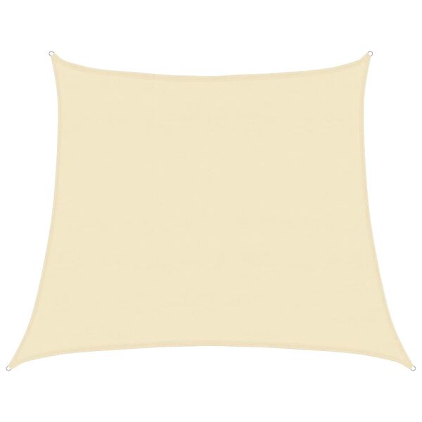 vidaXL Sonnensegel 160 g/m&sup2; Creme 4/5x4 m HDPE