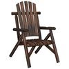 vidaXL Gartenstuhl 68x86x103 cm Massivholz Fichte