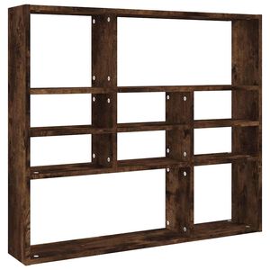 vidaXL Wandregal R&auml;uchereiche 90x16x78 cm Holzwerkstoff