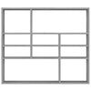 vidaXL Wandregal Grau Sonoma 90x16x78 cm Holzwerkstoff
