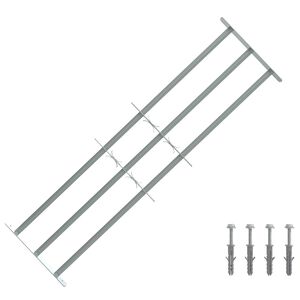 vidaXL Sicherheitsgitter f&uuml;r Fenster mit 3 Querstangen 3 pcs