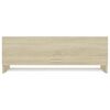 vidaXL Kleiderschrank Sonoma-Eiche 100x32,5x35 cm Holzwerkstoff