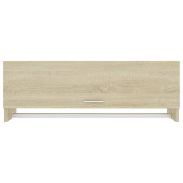 vidaXL Kleiderschrank Sonoma-Eiche 100x32,5x35 cm Holzwerkstoff