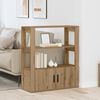 vidaXL Sideboard Artisan-Eiche 30 x 80 x 90 cm Holzwerkstoff