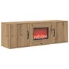 vidaXL Elektrokamin Artisan-Eiche 110 x 30 x 36,5 cm Holzwerkstoff