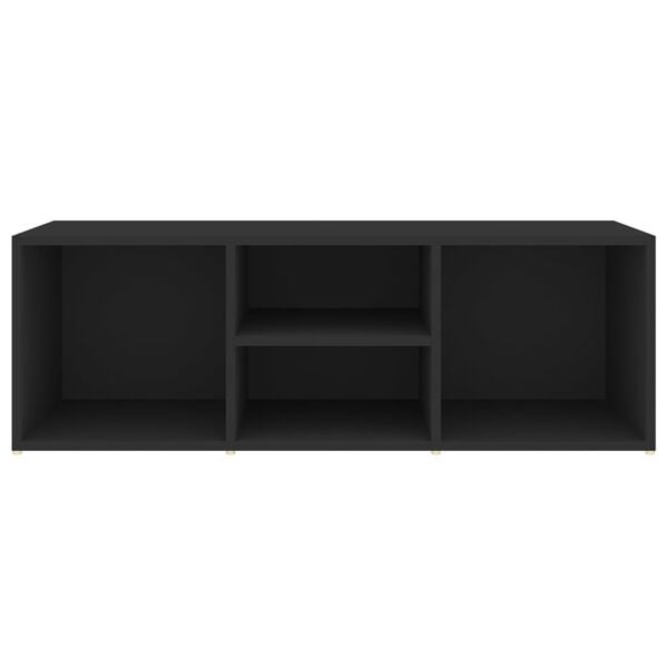 vidaXL Schuhbank Schwarz 105x35x35 cm Holzwerkstoff