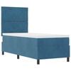 vidaXL Boxspringbett mit Matratze Dunkelblau 80 x 200 cm Stoff