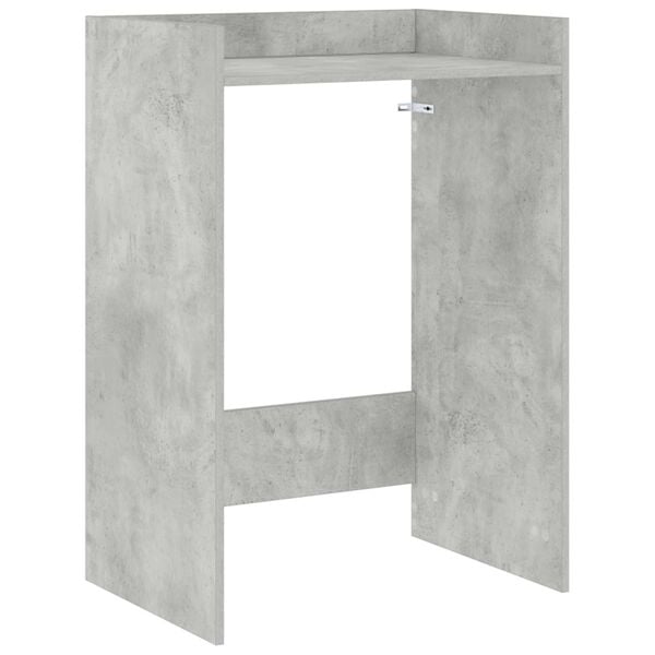 vidaXL Waschmaschinen-Schrank Beton 67,5 x 48 x 97 cm Holzwerkstoff