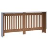 vidaXL Heizk&ouml;rperabdeckung 2 pcs Grau 172 x 19 x 81,5 cm Holzwerkstoff