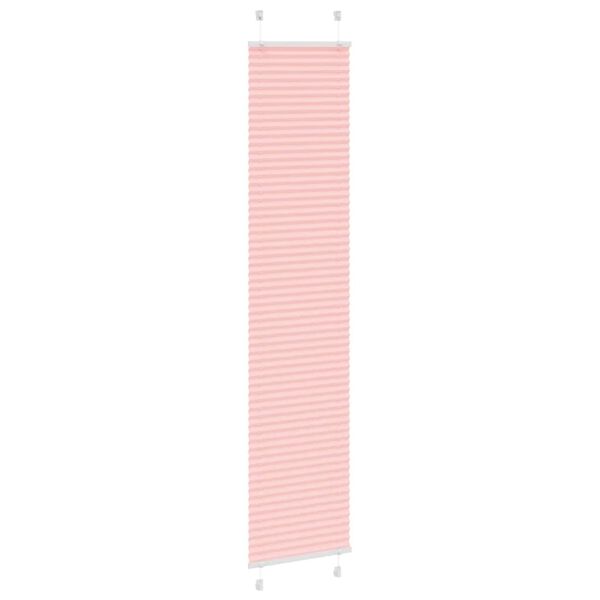 vidaXL Plissee Rosa 50x200 cm Stoffbreite 49,4 cm Polyester