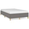 vidaXL Bettgestell ohne Matratze Dunkelgrau 120x200 cm Stoff