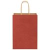 vidaXL Papiertragetaschen 50 Stk. mit Henkeln Rot 15x8x21 cm