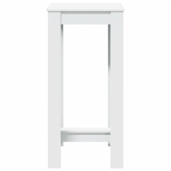 vidaXL Bartisch Weiß 51x50x103,5 cm Holzwerkstoff