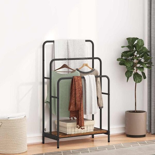 vidaXL Kleiderst&auml;nder Altholz 60 x 30 x 100,5 cm Holzwerkstoff