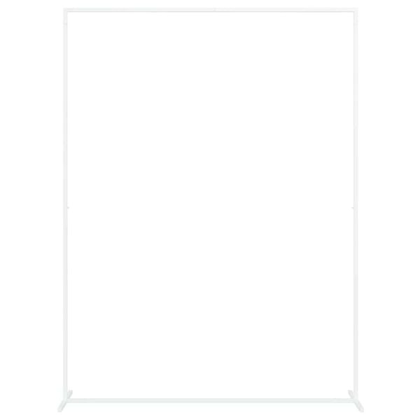 vidaXL Hochzeitsbogen Wei&szlig; 150 x 49,5 x 200 cm Stahl
