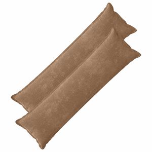 vidaXL Kissenbezug 2 pcs HOUTEN Braun 40 x 145 cm Chenille-Stoff