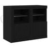 vidaXL LED-Sideboard 2 stk. 41 x 37 x 67 cm Holzwerkstoff