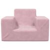 vidaXL Kindersofa Rosa Weich Pl&uuml;sch