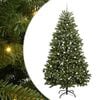 vidaXL K&uuml;nstlicher Weihnachtsbaum 300 cm 300 LEDs Warmes Wei&szlig; Gr&uuml;n