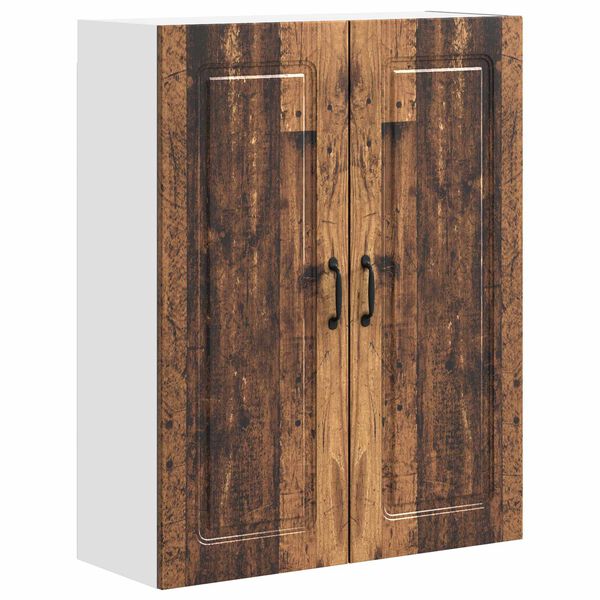 vidaXL K&uuml;chenschrank Kalmar Altholz 80 x 31 x 100 cm Holzwerkstoff