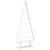vidaXL Metall Weihnachtsbaum KUOPIO 180 cm Stahl Wei&szlig;