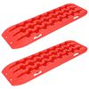 vidaXL Traktionsplatte 2 stk. Rot 106 x 30,5 x 7 cm Verst&auml;rktes Nylon