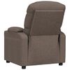 vidaXL Relaxsessel Elektrisch Taupe Stoff