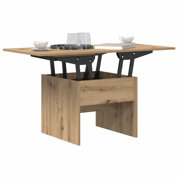vidaXL Couchtisch Artisan-Eiche 55 x 54,5 x 45 cm Holzwerkstoff