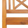 vidaXL Gartenbank Braun 220 x 56 x 90 cm Massivholz Akazie