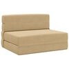 vidaXL Faltbares Sofa Bett Matratze Gr&uuml;n Grau 70 x 80 x 60 cm Stoff