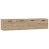 vidaXL Wandschr&auml;nke 2 Stk. Sonoma-Eiche 60x36,5x35 cm Holzwerkstoff