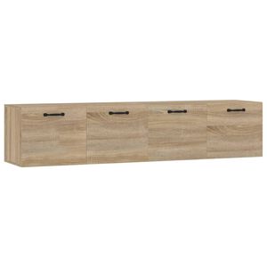 vidaXL Wandschr&auml;nke 2 Stk. Sonoma-Eiche 60x36,5x35 cm Holzwerkstoff